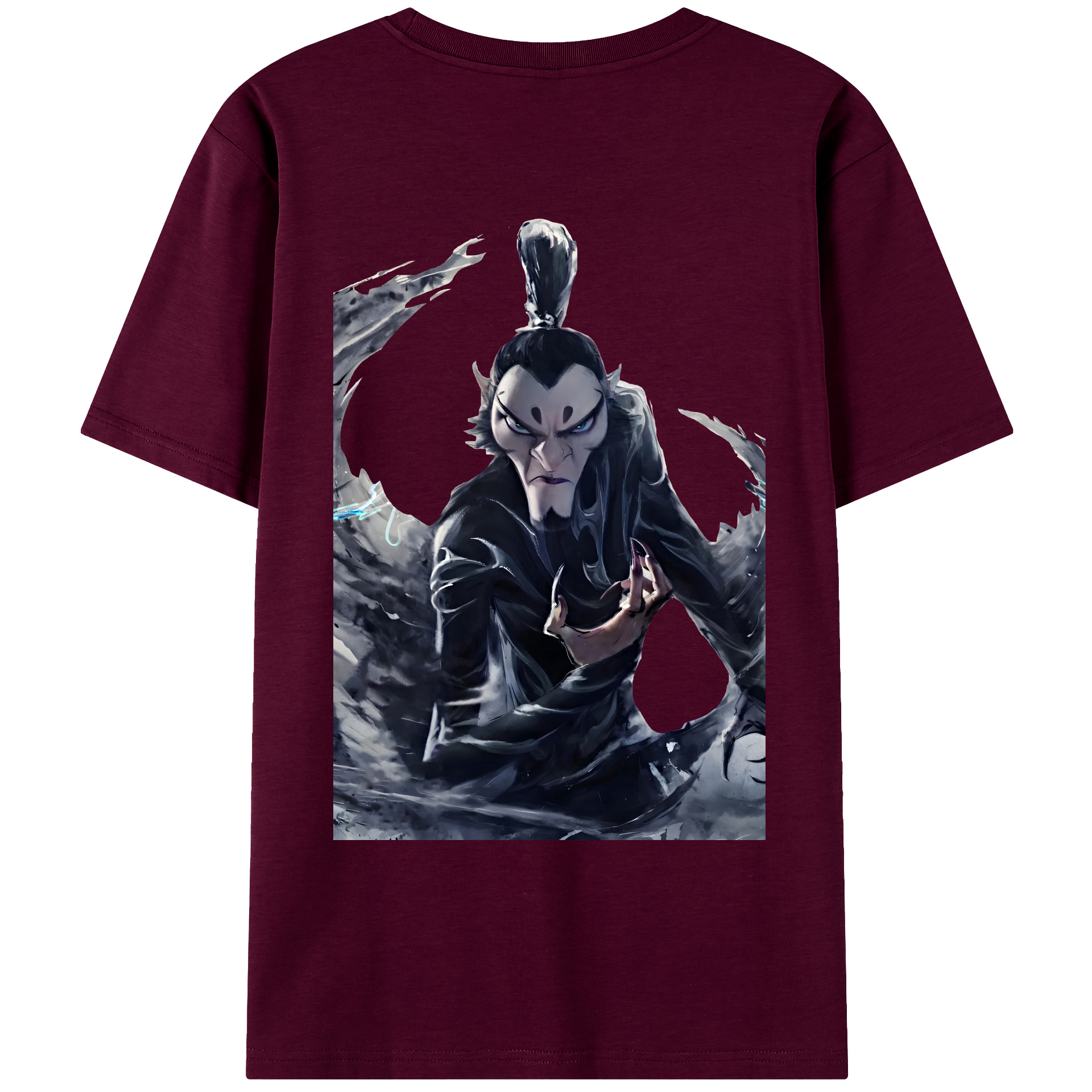 （画像用） Ne Zha 2 ナタ 魔童の大暴れ レディース半袖Tシャツ(バックプリント)